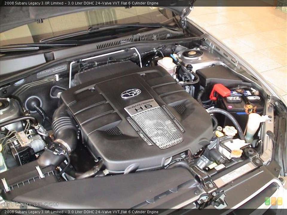 3.0 Liter DOHC 24-Valve VVT Flat 6 Cylinder Engine for the 2008 Subaru Legacy #56132885