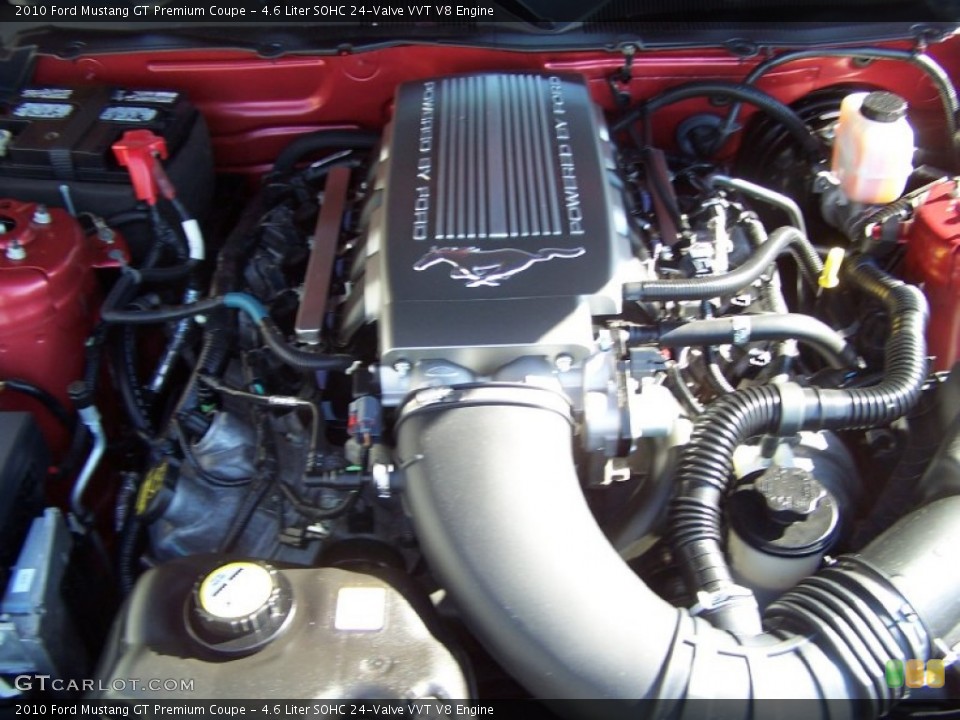 4.6 Liter SOHC 24-Valve VVT V8 Engine for the 2010 Ford Mustang #56135223
