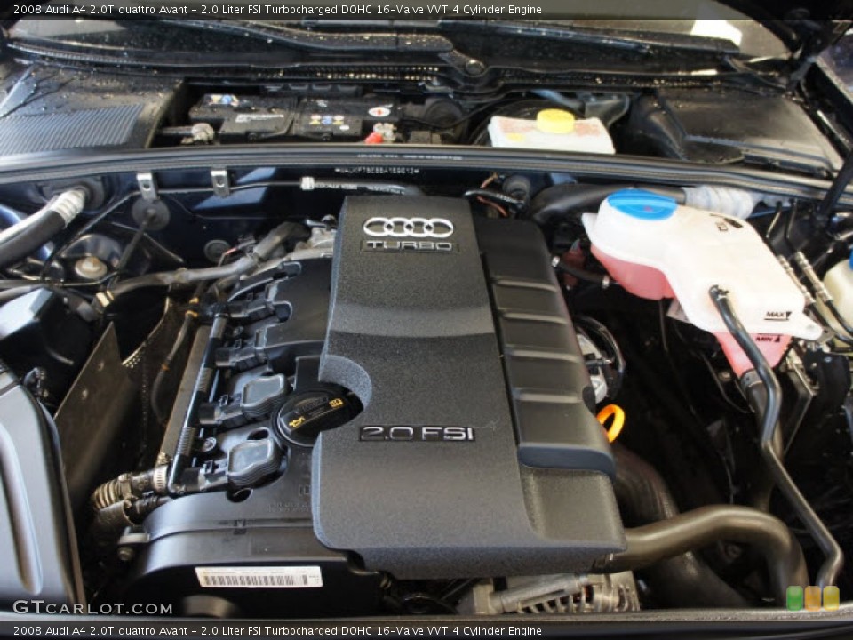 2.0 Liter FSI Turbocharged DOHC 16-Valve VVT 4 Cylinder Engine for the 2008 Audi A4 #56136263