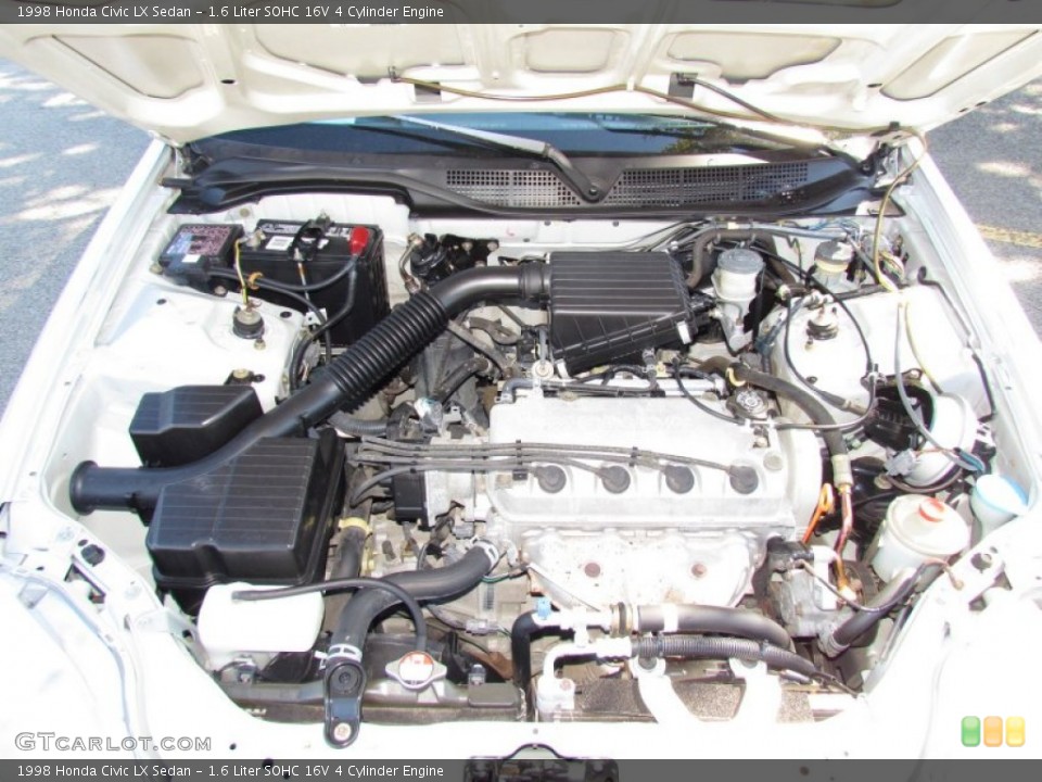 1.6 Liter SOHC 16V 4 Cylinder Engine for the 1998 Honda Civic #56137277