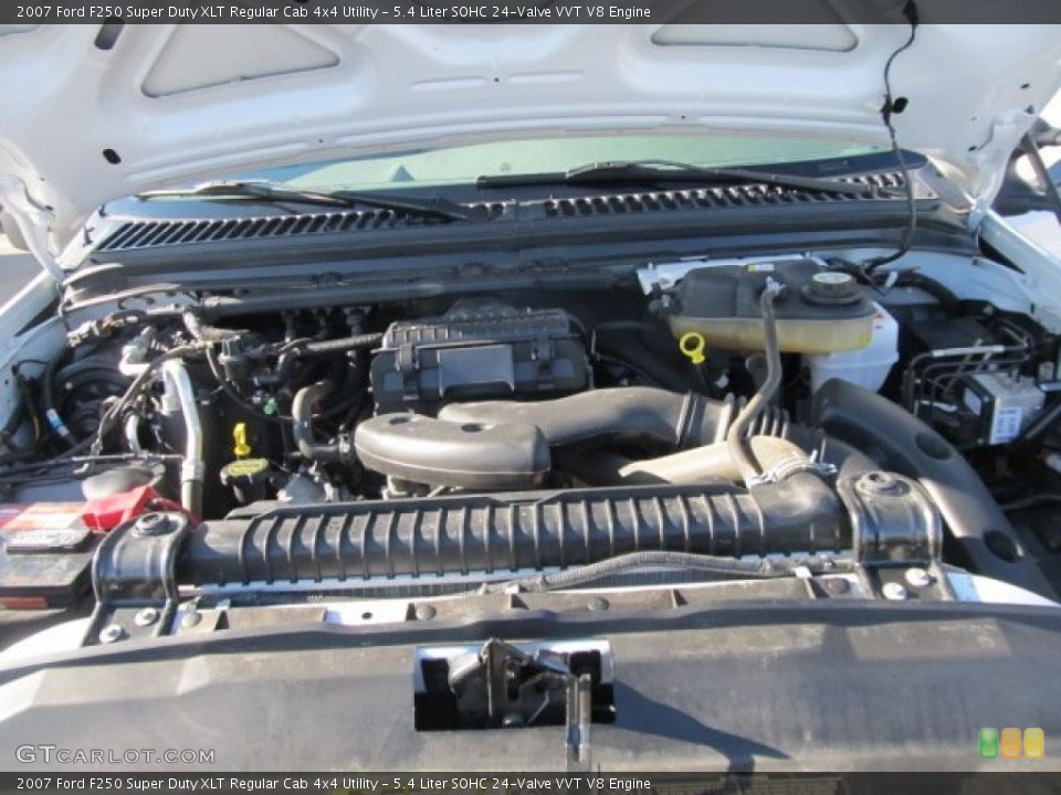 5.4 Liter SOHC 24-Valve VVT V8 Engine for the 2007 Ford F250 Super Duty #56145329