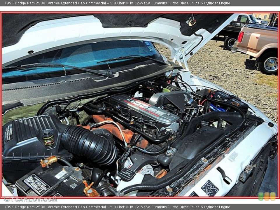 5.9 Liter OHV 12-Valve Cummins Turbo Diesel Inline 6 Cylinder Engine for the 1995 Dodge Ram 2500 #56151146