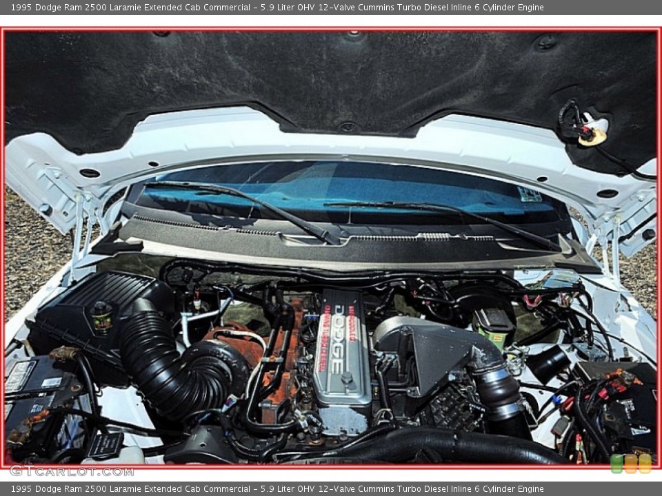 5.9 Liter OHV 12-Valve Cummins Turbo Diesel Inline 6 Cylinder Engine for the 1995 Dodge Ram 2500 #56151152