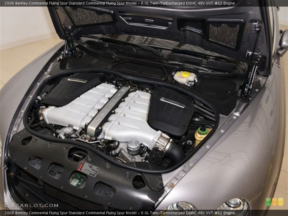 6.0L Twin-Turbocharged DOHC 48V VVT W12 Engine for the 2006 Bentley Continental Flying Spur #56151281