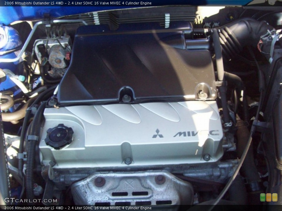 2.4 Liter SOHC 16 Valve MIVEC 4 Cylinder 2006 Mitsubishi Outlander Engine