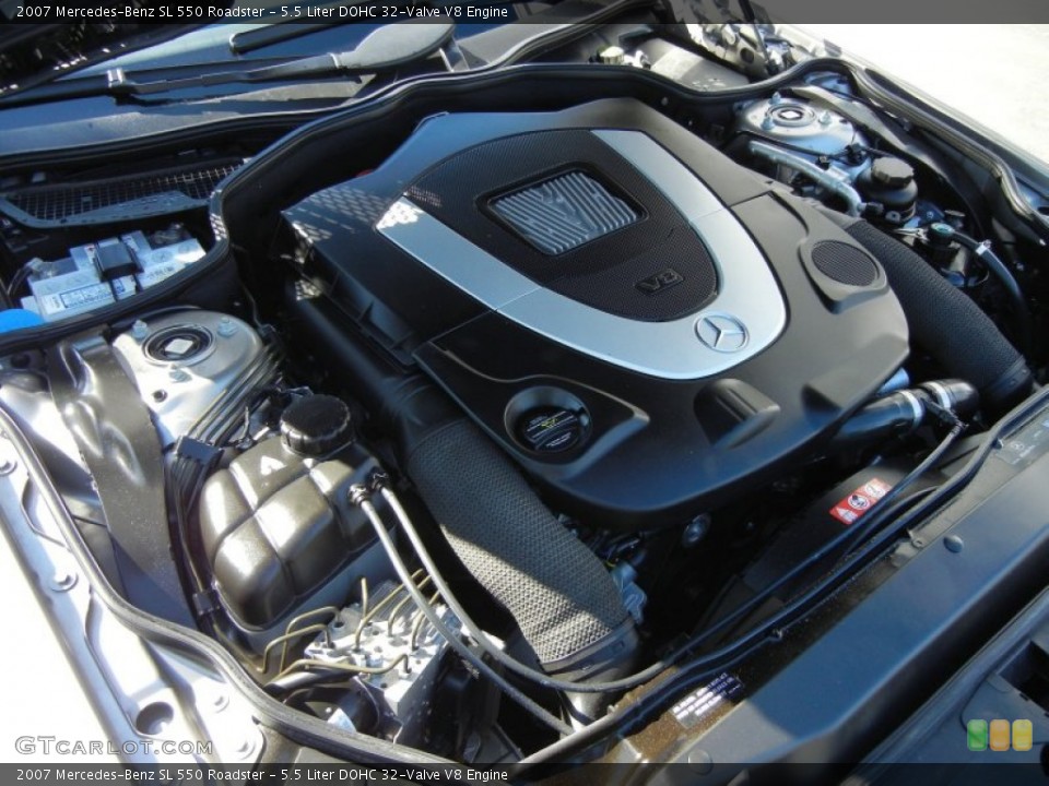 5.5 Liter DOHC 32-Valve V8 Engine for the 2007 Mercedes-Benz SL #56160932