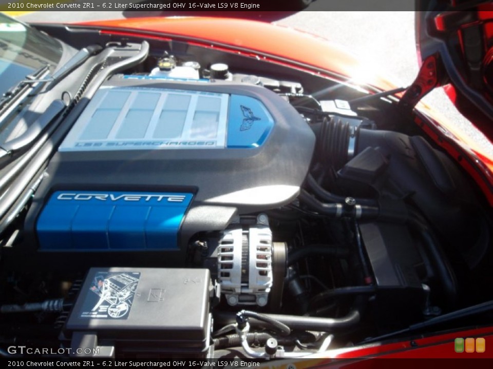 6.2 Liter Supercharged OHV 16-Valve LS9 V8 Engine for the 2010 Chevrolet Corvette #56162498
