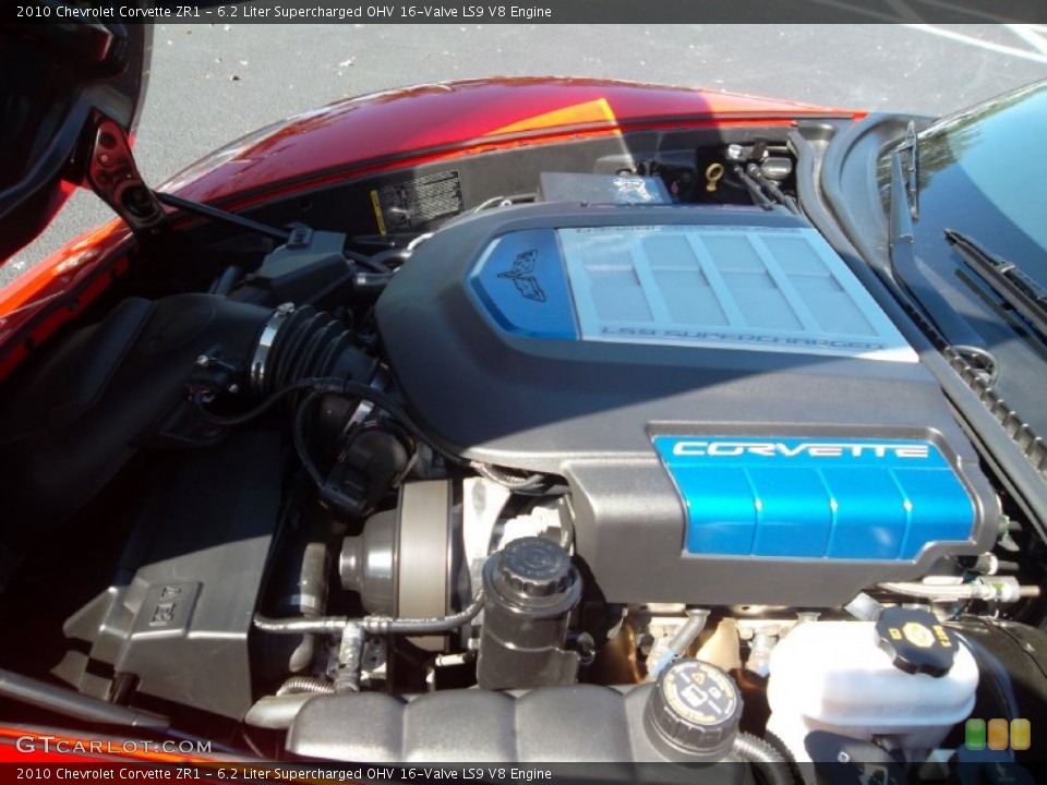 6.2 Liter Supercharged OHV 16-Valve LS9 V8 Engine for the 2010 Chevrolet Corvette #56162507