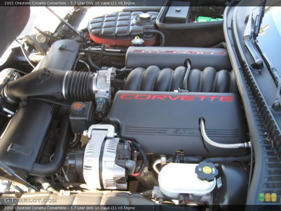 5.7 Liter OHV 16 Valve LS1 V8 Engine for the 2003 Chevrolet Corvette #56166827