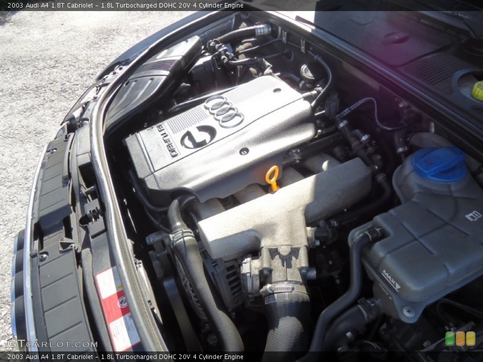 1.8L Turbocharged DOHC 20V 4 Cylinder Engine for the 2003 Audi A4 #56167016