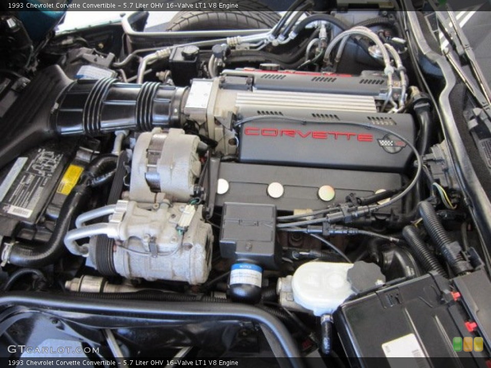 5.7 Liter OHV 16-Valve LT1 V8 Engine for the 1993 Chevrolet Corvette #56167592