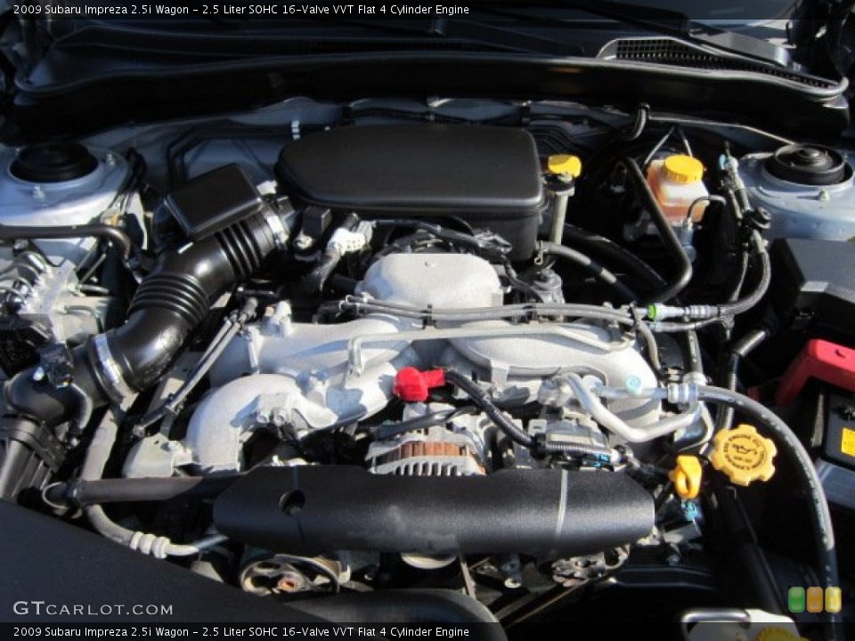 2.5 Liter SOHC 16-Valve VVT Flat 4 Cylinder Engine for the 2009 Subaru Impreza #56170460