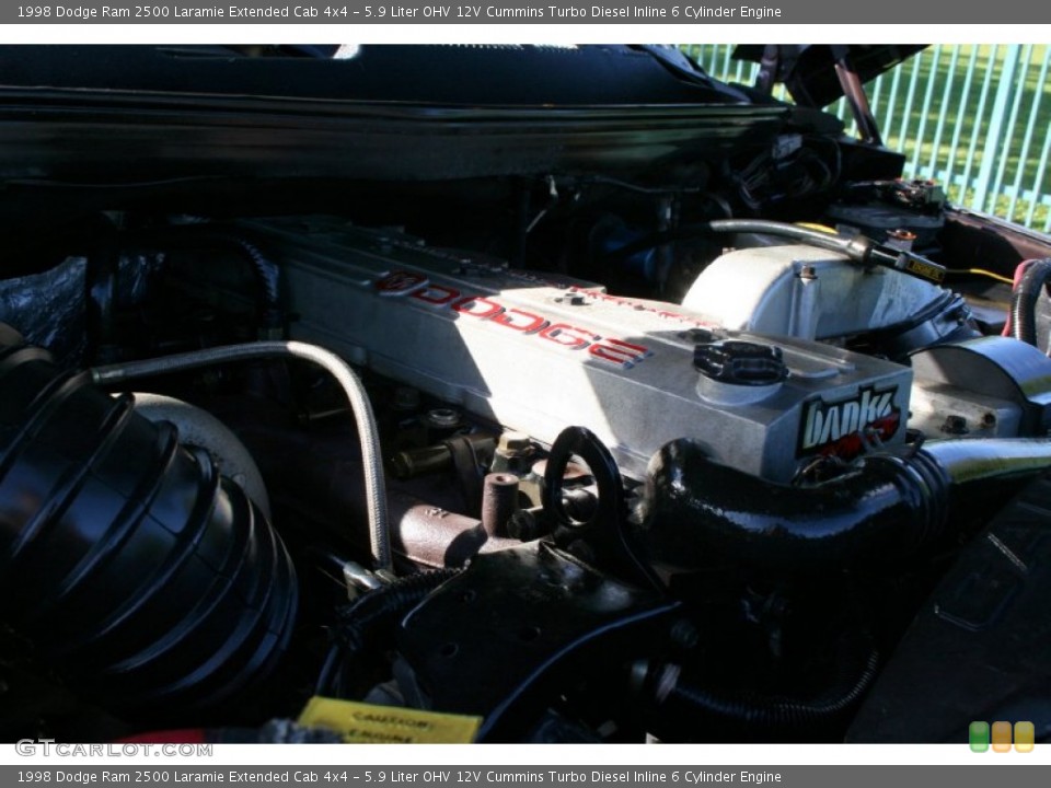 5.9 Liter OHV 12V Cummins Turbo Diesel Inline 6 Cylinder Engine for the 1998 Dodge Ram 2500 #56174414