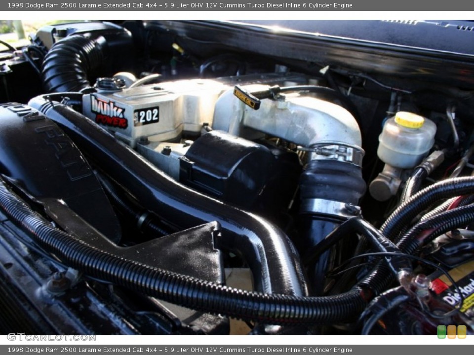 5.9 Liter OHV 12V Cummins Turbo Diesel Inline 6 Cylinder Engine for the 1998 Dodge Ram 2500 #56174426
