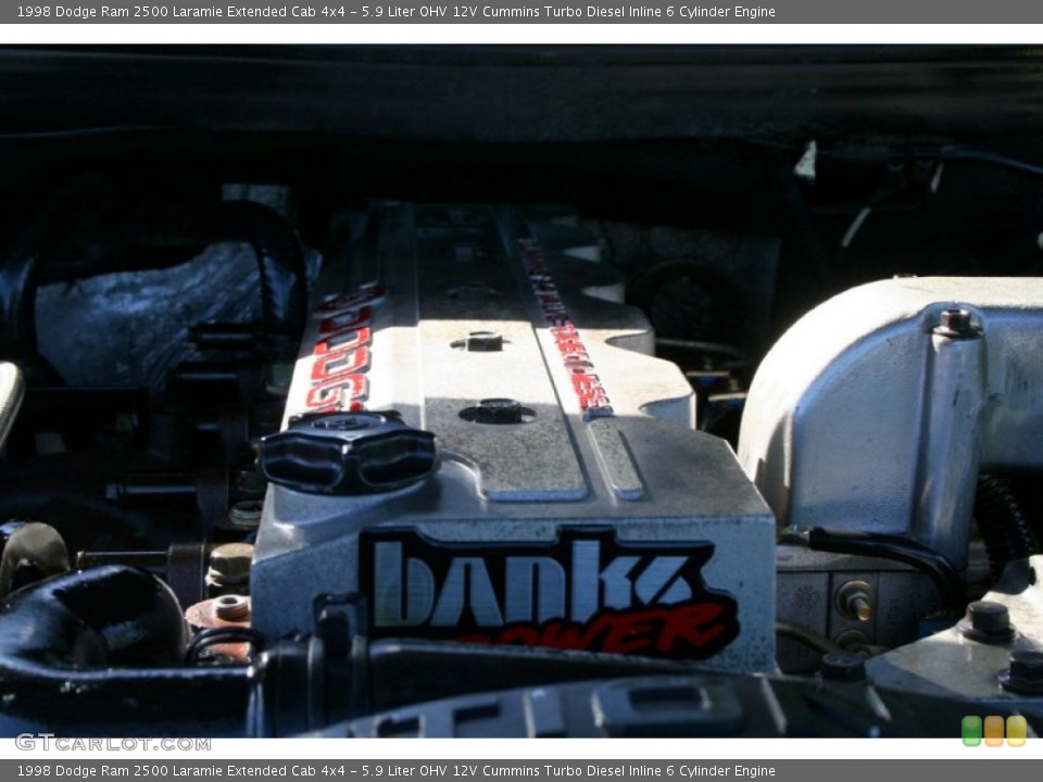 5.9 Liter OHV 12V Cummins Turbo Diesel Inline 6 Cylinder Engine for the 1998 Dodge Ram 2500 #56174441