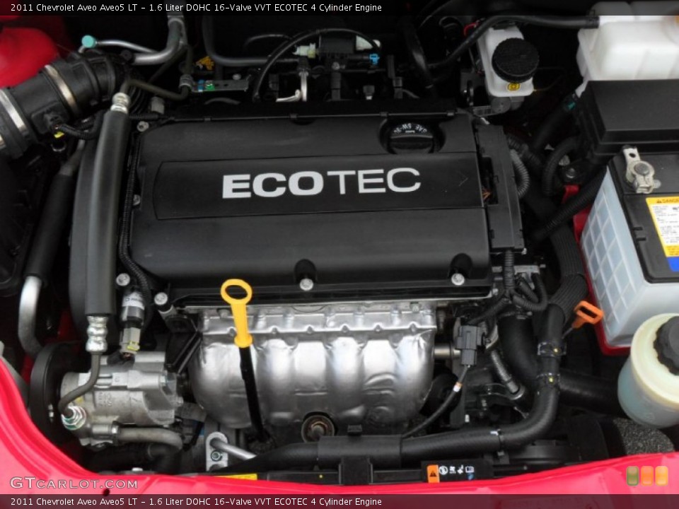 1.6 Liter DOHC 16-Valve VVT ECOTEC 4 Cylinder Engine for the 2011 Chevrolet Aveo #56174639