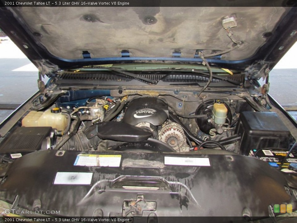 5.3 Liter OHV 16-Valve Vortec V8 Engine for the 2001 Chevrolet Tahoe #56182361 | GTCarLot.com 2001 Chevrolet Tahoe Engine 5.3 L V8