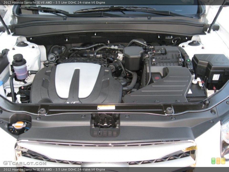 3.5 Liter DOHC 24-Valve V6 Engine for the 2012 Hyundai Santa Fe #56183146