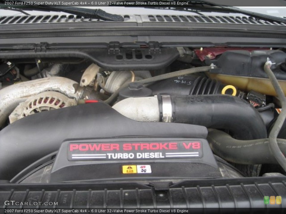 6.0 Liter 32-Valve Power Stroke Turbo Diesel V8 Engine for the 2007 Ford F250 Super Duty #56211469