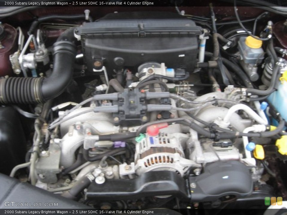 2.5 Liter SOHC 16-Valve Flat 4 Cylinder Engine for the 2000 Subaru Legacy #56212637