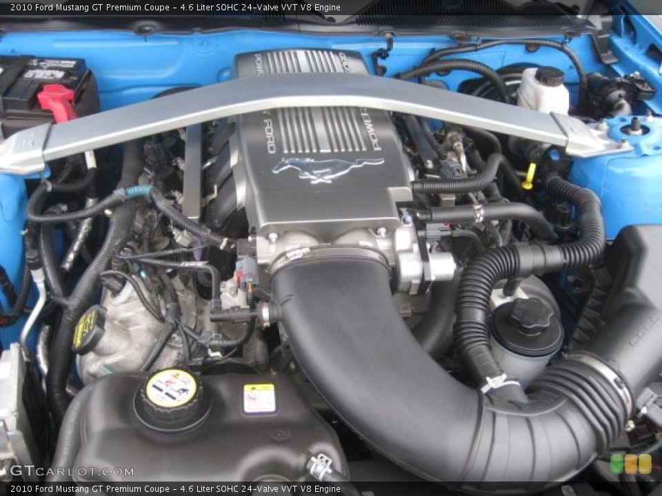 4.6 Liter SOHC 24-Valve VVT V8 Engine for the 2010 Ford Mustang #56213393