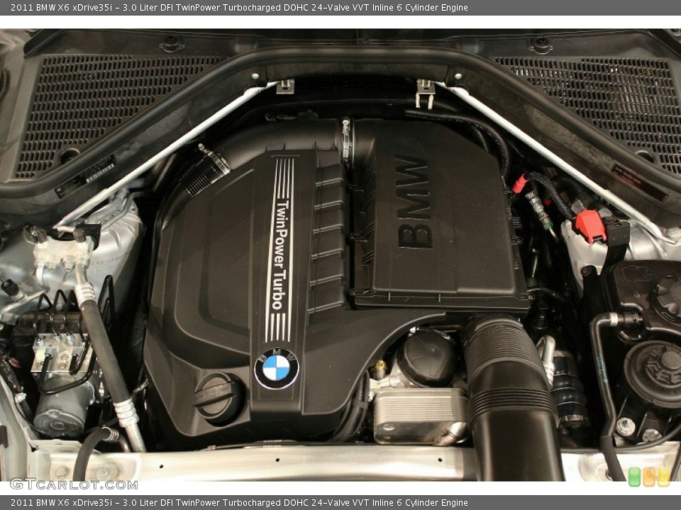 3.0 Liter DFI TwinPower Turbocharged DOHC 24-Valve VVT Inline 6 Cylinder Engine for the 2011 BMW X6 #56223423