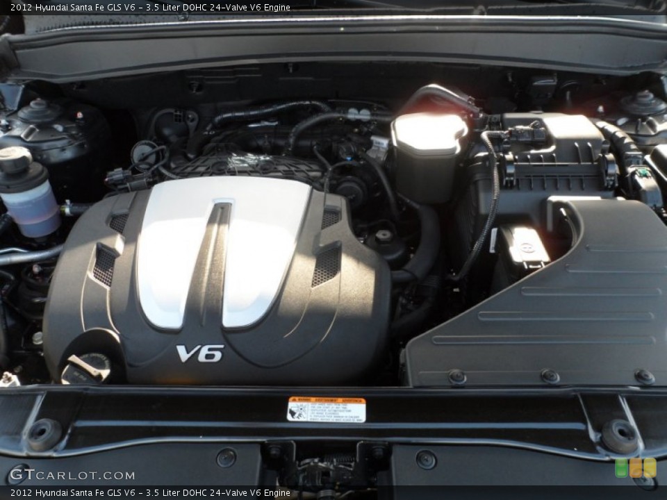 3.5 Liter DOHC 24-Valve V6 Engine for the 2012 Hyundai Santa Fe #56224772