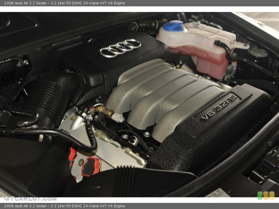 3.2 Liter FSI DOHC 24-Valve VVT V6 2008 Audi A6 Engine