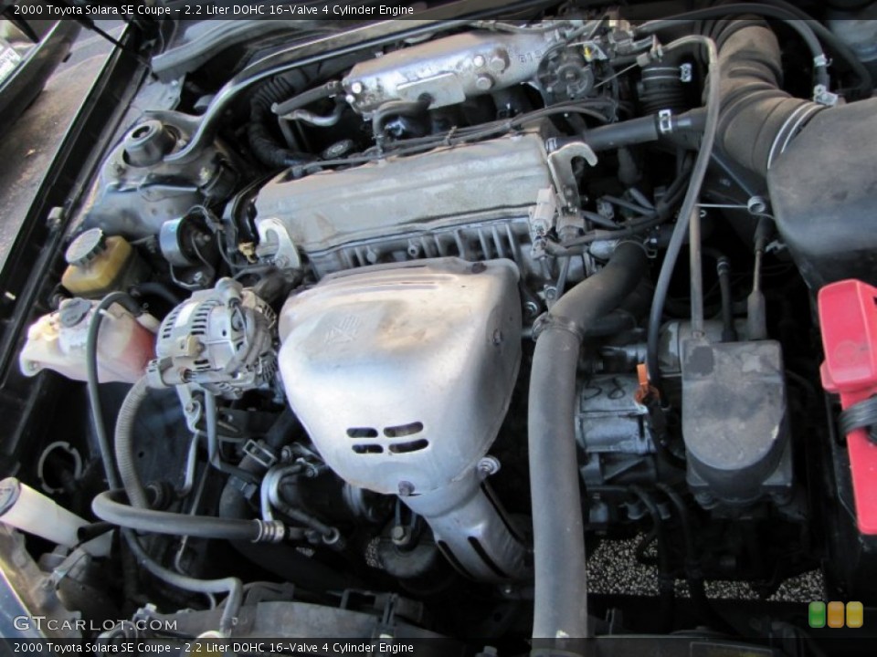 2.2 Liter DOHC 16-Valve 4 Cylinder 2000 Toyota Solara Engine