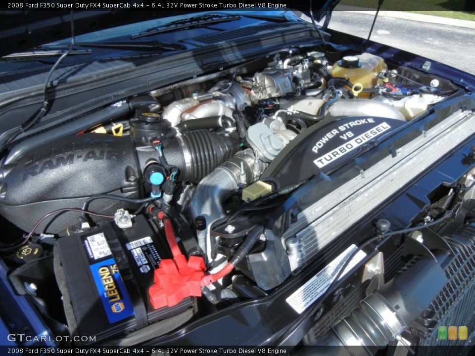 6.4L 32V Power Stroke Turbo Diesel V8 Engine for the 2008 Ford F350 Super Duty #56250575