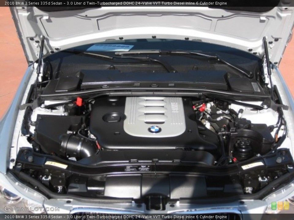 3.0 Liter d Twin-Turbocharged DOHC 24-Valve VVT Turbo Diesel Inline 6 Cylinder Engine for the 2010 BMW 3 Series #56254568