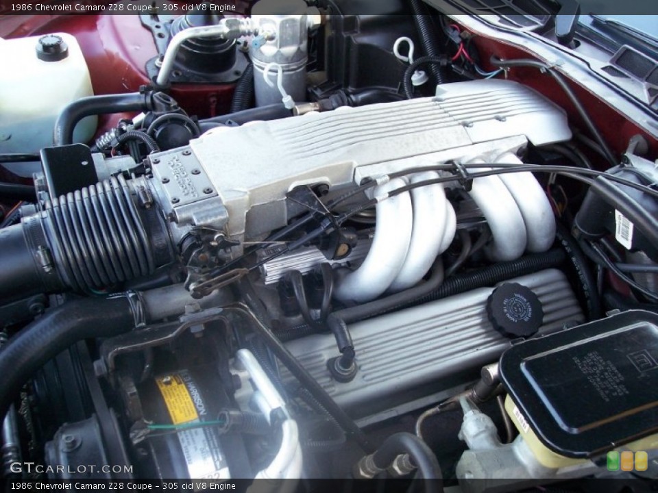 305 cid V8 Engine for the 1986 Chevrolet Camaro #56259206