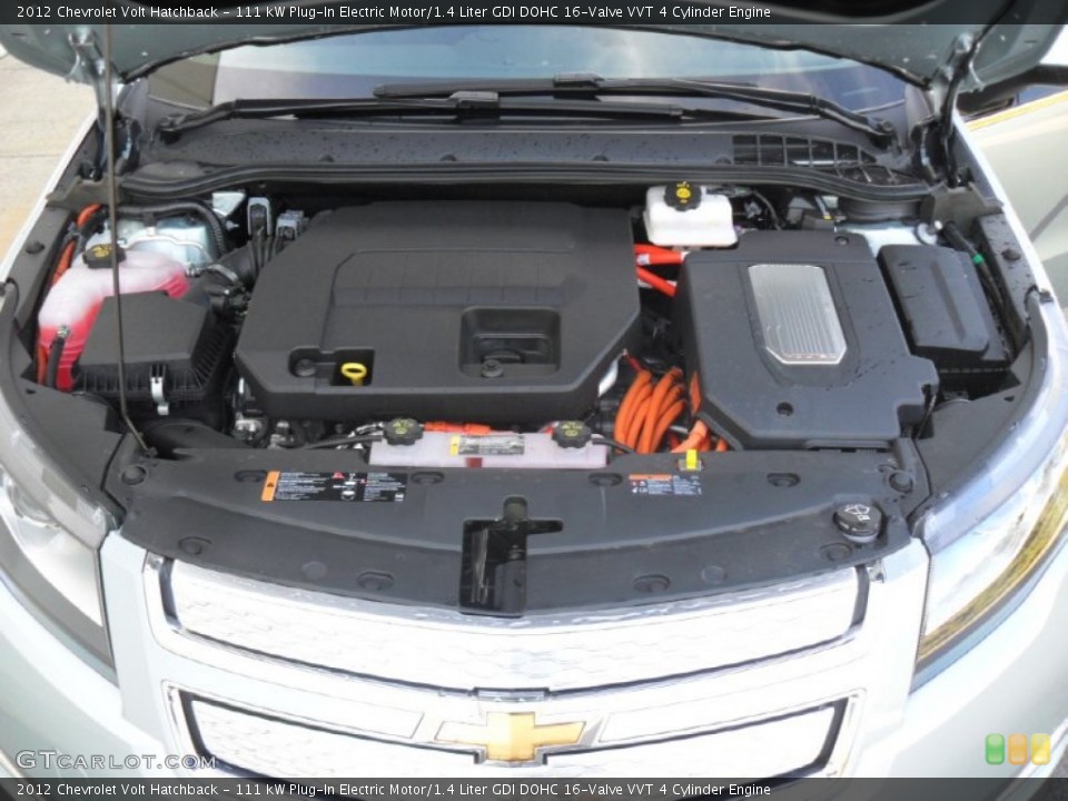 111 kW Plug-In Electric Motor/1.4 Liter GDI DOHC 16-Valve VVT 4 Cylinder Engine for the 2012 Chevrolet Volt #56269526