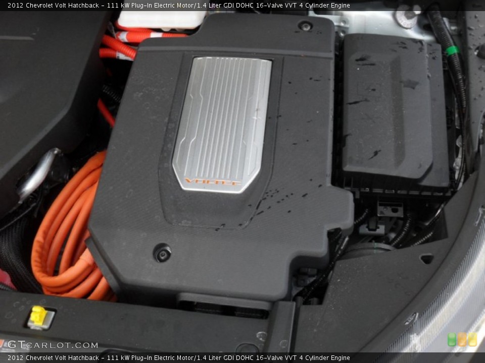 111 kW Plug-In Electric Motor/1.4 Liter GDI DOHC 16-Valve VVT 4 Cylinder Engine for the 2012 Chevrolet Volt #56269532