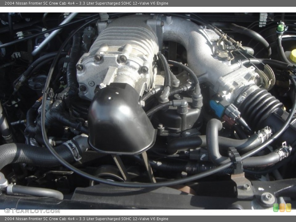 3.3 Liter Supercharged SOHC 12-Valve V6 Engine for the 2004 Nissan Frontier #56269751