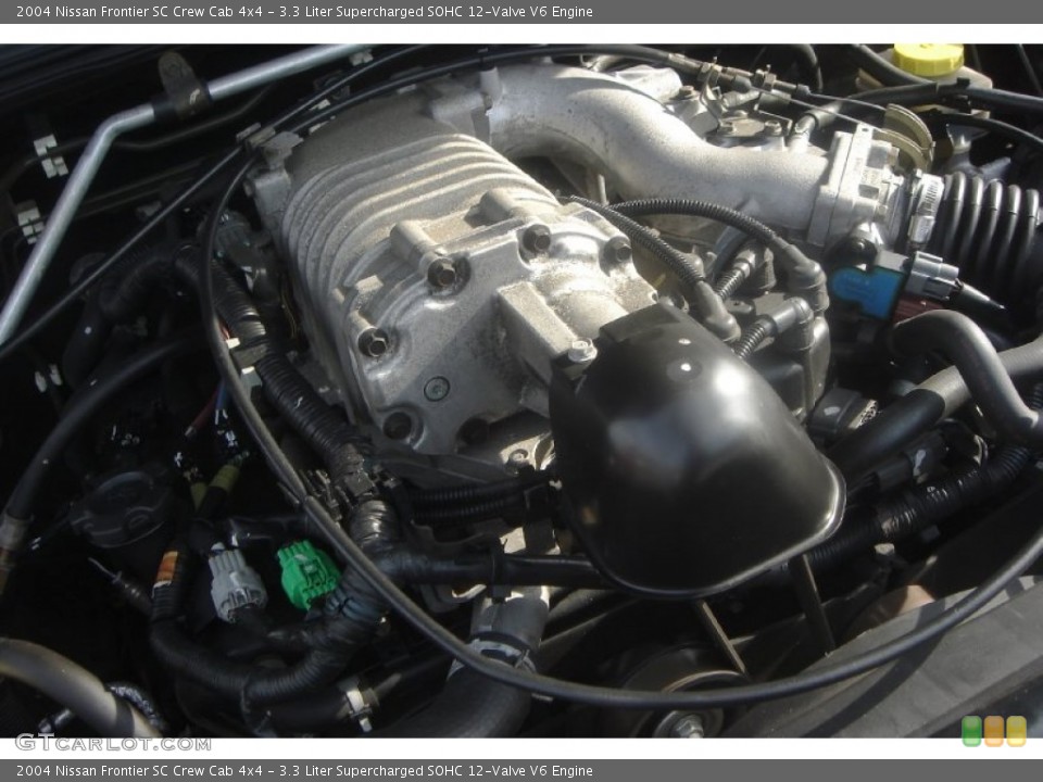 3.3 Liter Supercharged SOHC 12-Valve V6 Engine for the 2004 Nissan Frontier #56269766