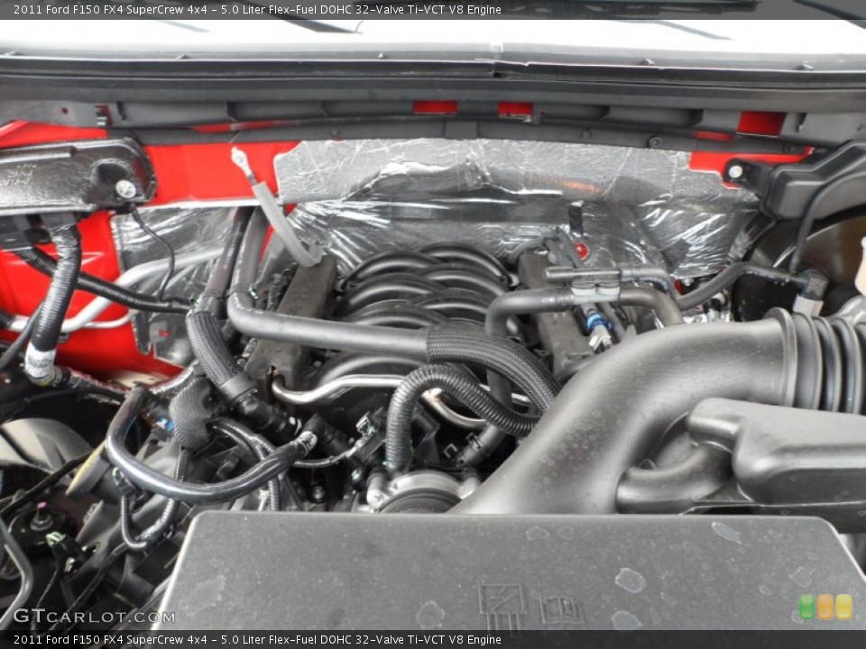 5.0 Liter Flex-Fuel DOHC 32-Valve Ti-VCT V8 Engine for the 2011 Ford F150 #56273810