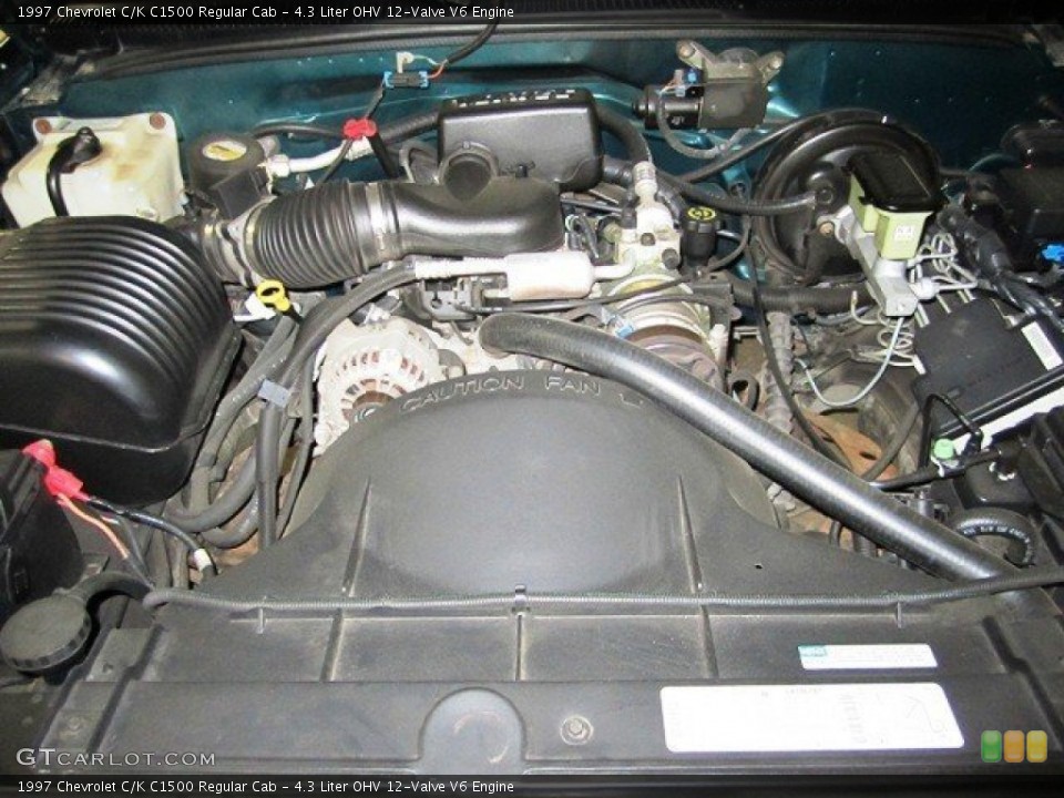 4.3 Liter OHV 12-Valve V6 1997 Chevrolet C/K Engine