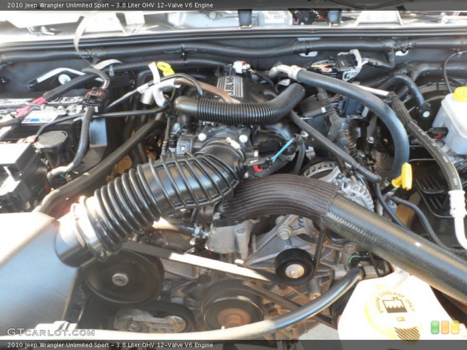3.8 Liter OHV 12-Valve V6 Engine for the 2010 Jeep Wrangler Unlimited #56278486