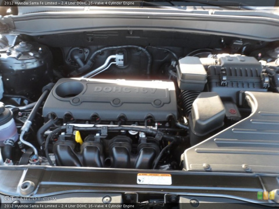 2.4 Liter DOHC 16-Valve 4 Cylinder Engine for the 2012 Hyundai Santa Fe #56281293