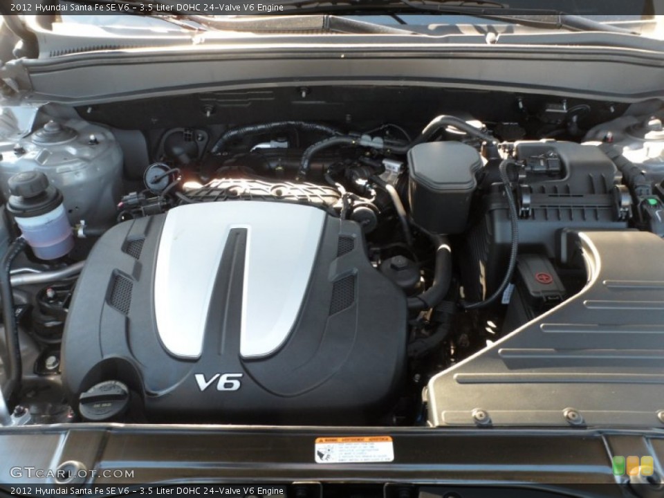 3.5 Liter DOHC 24-Valve V6 Engine for the 2012 Hyundai Santa Fe #56281633