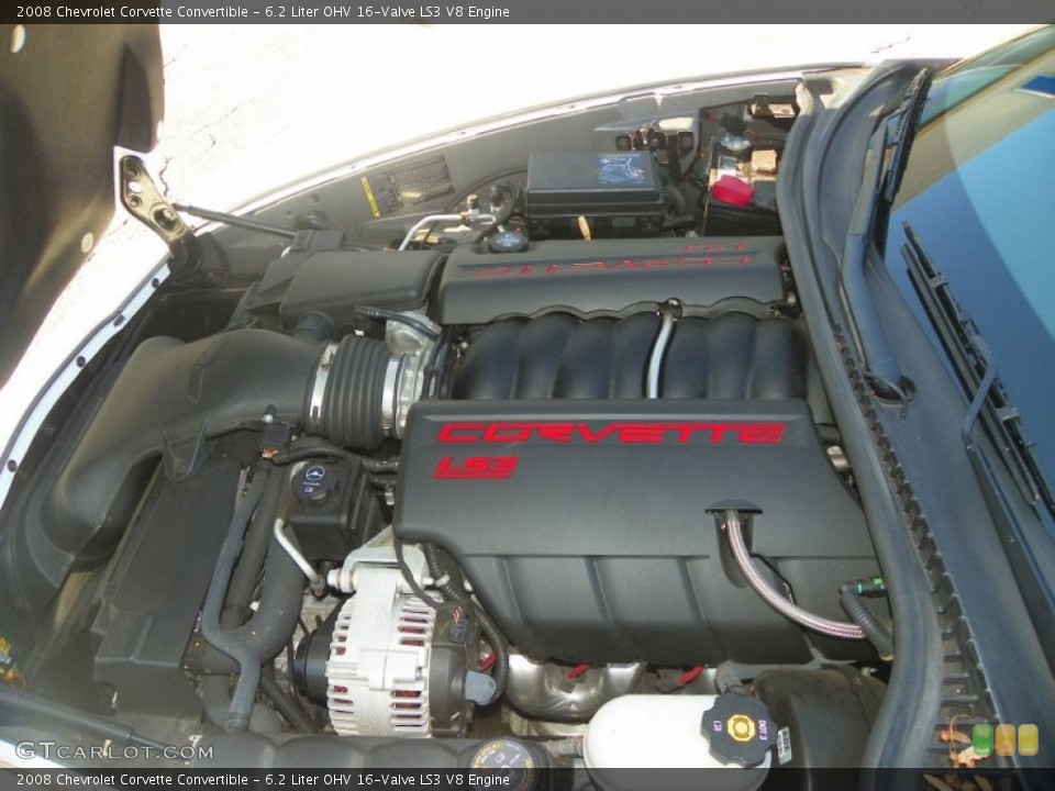6.2 Liter OHV 16-Valve LS3 V8 Engine for the 2008 Chevrolet Corvette #56293686