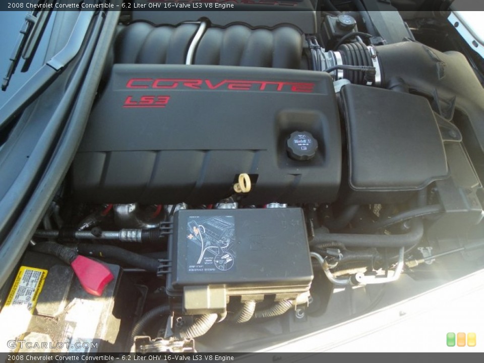 6.2 Liter OHV 16-Valve LS3 V8 Engine for the 2008 Chevrolet Corvette #56293704