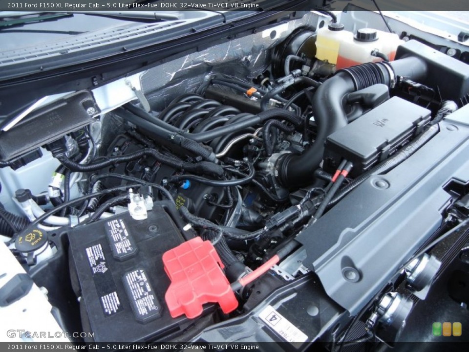 5.0 Liter Flex-Fuel DOHC 32-Valve Ti-VCT V8 Engine for the 2011 Ford F150 #56310208