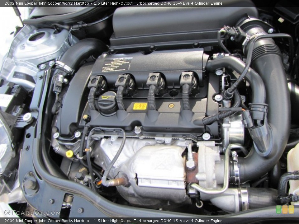 1.6 Liter High-Output Turbocharged DOHC 16-Valve 4 Cylinder Engine for the 2009 Mini Cooper #56318339