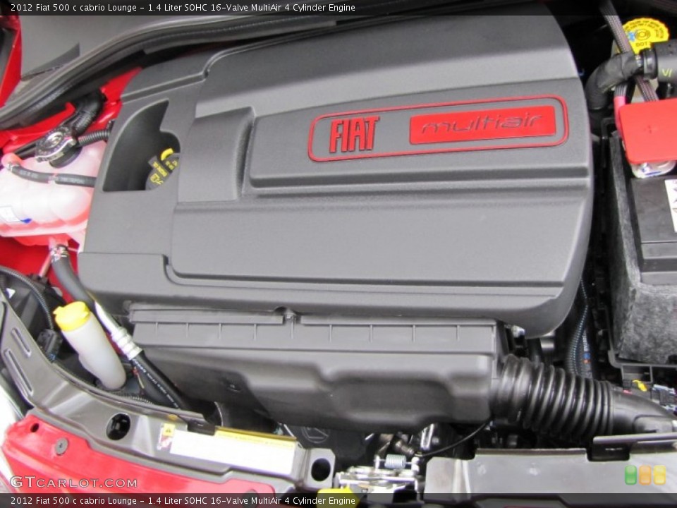 1.4 Liter SOHC 16-Valve MultiAir 4 Cylinder Engine for the 2012 Fiat 500 #56320380