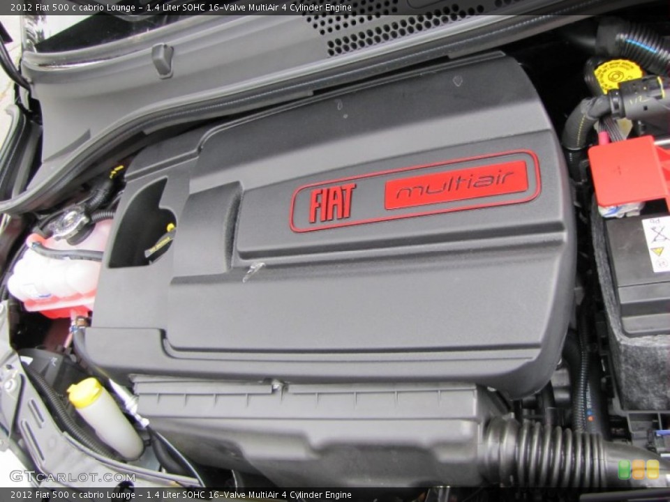 1.4 Liter SOHC 16-Valve MultiAir 4 Cylinder Engine for the 2012 Fiat 500 #56321098
