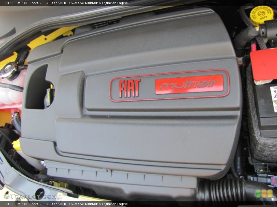 1.4 Liter SOHC 16-Valve MultiAir 4 Cylinder Engine for the 2012 Fiat 500 #56321719