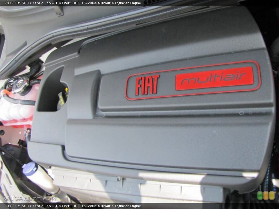 1.4 Liter SOHC 16-Valve MultiAir 4 Cylinder Engine for the 2012 Fiat 500 #56322847