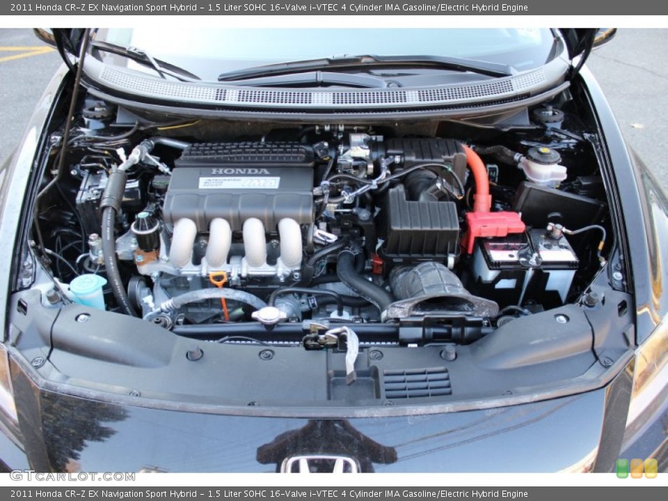 1.5 Liter SOHC 16-Valve i-VTEC 4 Cylinder IMA Gasoline/Electric Hybrid Engine for the 2011 Honda CR-Z #56322925